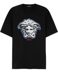 Versace - T-Shirt With Print - Lyst