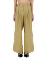 Ganni - Twill Suit Pants - Lyst