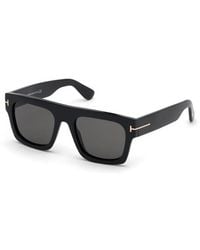 Tom Ford - Square-frame Sunglasses Black Gold - Lyst