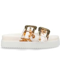 Versace Jeans Couture - Polyurethane Flat - Lyst