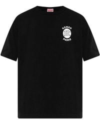 KENZO - Gots Cotton T-Shirt - Lyst