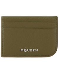 McQueen - Army Leather Card Holder - Lyst