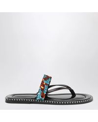 Dries Van Noten - Thong Slip-On Sandals With Sequins - Lyst