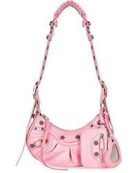 Balenciaga - Le Cagole Xs Leather Shoulder Bag - Lyst