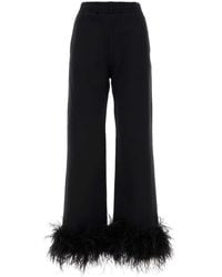Prada - Wide Trousers - Lyst