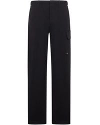 Fendi - Gabardine Cargo Trousers - Lyst