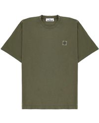 Stone Island - Organic Cotton T-Shirt - Lyst