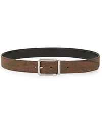 Etro - Belt With "paisley" Pattern - Lyst
