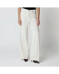 Haikure - Offwhite Bethany Corduroy Trousers - Lyst