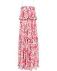 Chloé - Long Floreal Skirt - Lyst