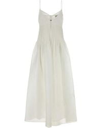 Tory Burch - Waisted Linen Dress - Lyst