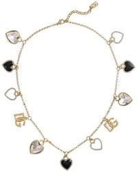 Dolce & Gabbana - Italian Tailoring Hearts Necklace - Lyst