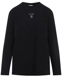 Celine - And Long Sleeved T-Shirt - Lyst