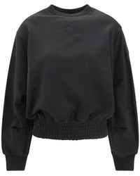 Moncler - Felpa Con Logo - Lyst