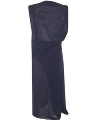 Jacquemus - "La Robe Drap" Midi Dress - Lyst