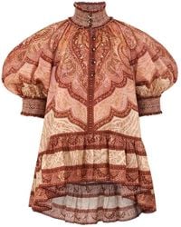 Zimmermann - "Wanderlust" Ruffle Blouse - Lyst