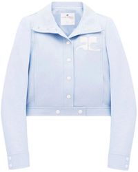 Courreges - Courregès Sky Cotton Jacket - Lyst