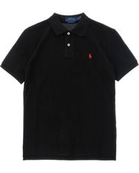 Polo Ralph Lauren - Logo Embroidery Polo Shirt - Lyst