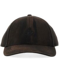 DIESEL - 'C-Run-Wash' Baseball Cap - Lyst