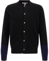 Comme des Garçons - Comme Des Garcons Shirt Color-Block Detail Cardigan - Lyst