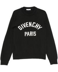 Givenchy - Cotton Blend Crewneck Sweater - Lyst
