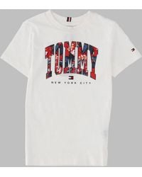 Tommy Hilfiger - Tropical Varsity Tee S/S - Lyst