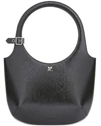 Courreges - Courregès Leather Arched Handbag - Lyst