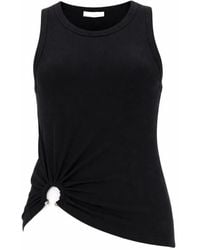 Rabanne - Top Con Piercing - Lyst