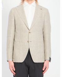 Tagliatore - Linen Wool Jacket - Lyst