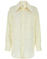Bottega Veneta - Linen Shirt - Lyst