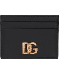 Dolce & Gabbana - Leather Card Holder Wallets & Purses - Lyst