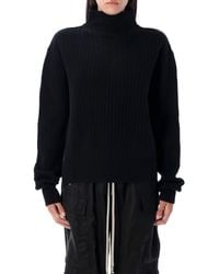 Rick Owens - Fisherman Turtle Neck Sweater - Lyst