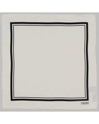 Tom Ford - Tom Ford Tone-On-Tone Silk Pocket Square - Lyst