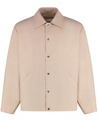 Jil Sander - Button-Front Cotton Jacket For - Lyst
