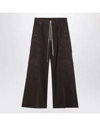 Rick Owens - Dark Powder Nylon Double Cargo Jumbo Belas Trousers - Lyst