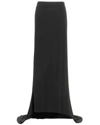 Magda Butrym - Long Skirt With Unique Hemline - Lyst