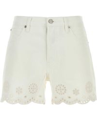 FRAME - The Eyelet Hang Short Long - Lyst