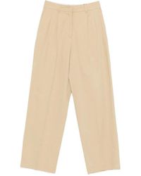 DUNST - Cotton Blend Chino Trousers - Lyst
