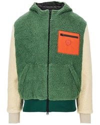 Mauna Kea - Color Block Sherpa Blouson Jacket - Lyst