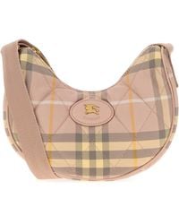 Burberry - Embroidered Fabric Crossbody Bag - Lyst