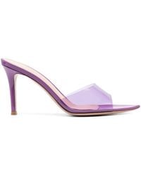 Gianvito Rossi - Pointed Plexiglass Sandals With 85Mm Heel Height - Lyst