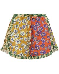 ALÉMAIS - Patty Spliced Shorts - Lyst