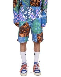 Marcelo Burlon - Mix & Match Bermuda Shorts - Lyst