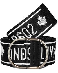 DSquared² - Logo Industrial Tape Belt - Lyst