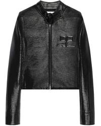 Courreges - Courregès City Jacket With Embossed Logo - Lyst