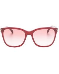 Emporio Armani - Bordeaux Acetate Sunglasses - Lyst