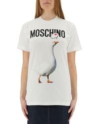 Moschino - Goose" Graphic T-Shirt - Lyst