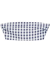 Self-Portrait - Gingham Bandeau Top - Lyst