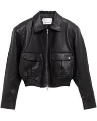 Frankie Shop - Val Faux Leather Jacket - Lyst