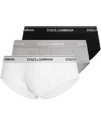 Dolce & Gabbana - Set Of 3 Stretch Jersey Boxer Shorts - Lyst